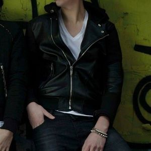 💥HOST PICK💥 Zara Vegan Leather & Neoprene Jacket